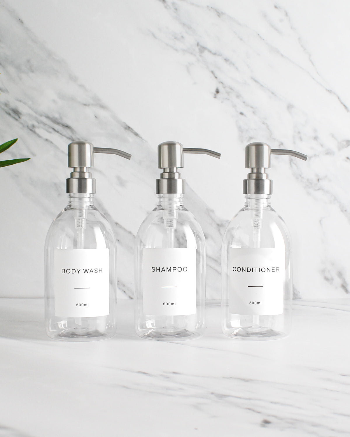 Clear Plastic Dispenser Sets