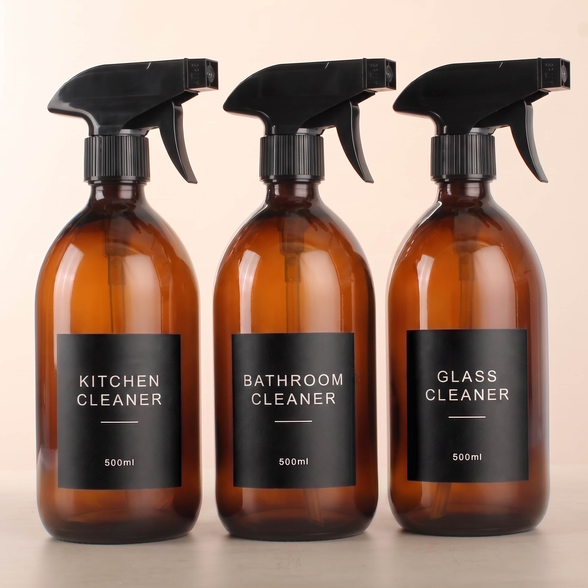 AG Black spray bottle set of 3