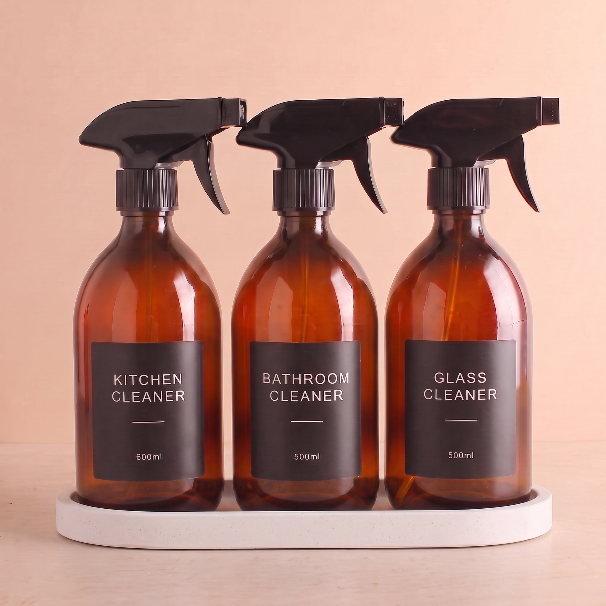 AP B spray set of 3 with White Stone tray