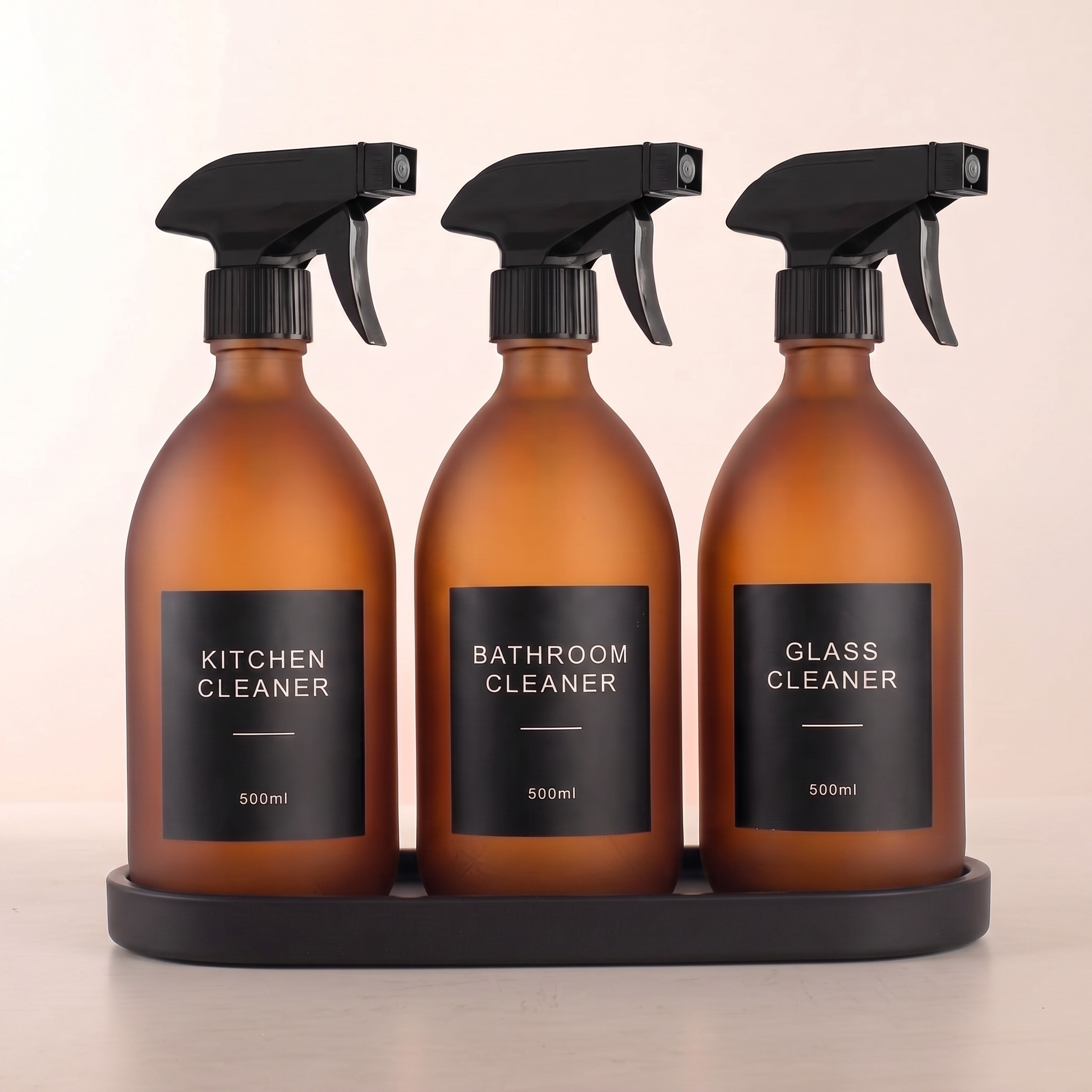 FA B spray set of 3 with Black Stone tray