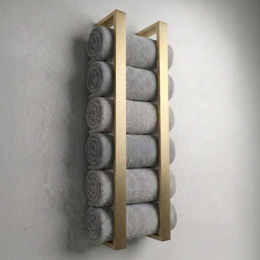 Brushed Gold Towel Holder