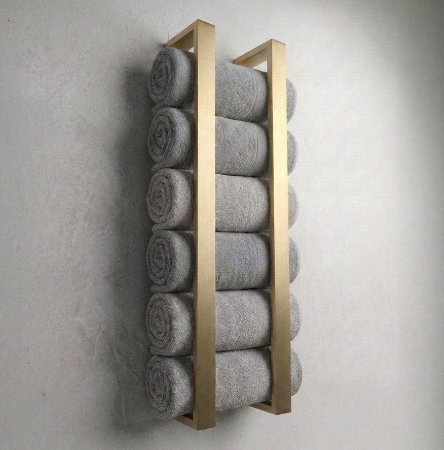 Brushed Gold Towel Holder