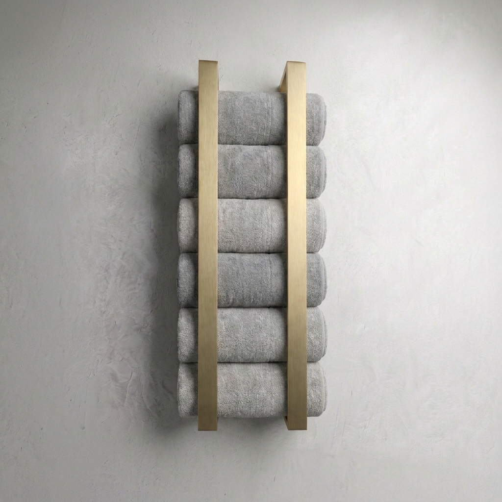 Brushed Gold Towel Holder