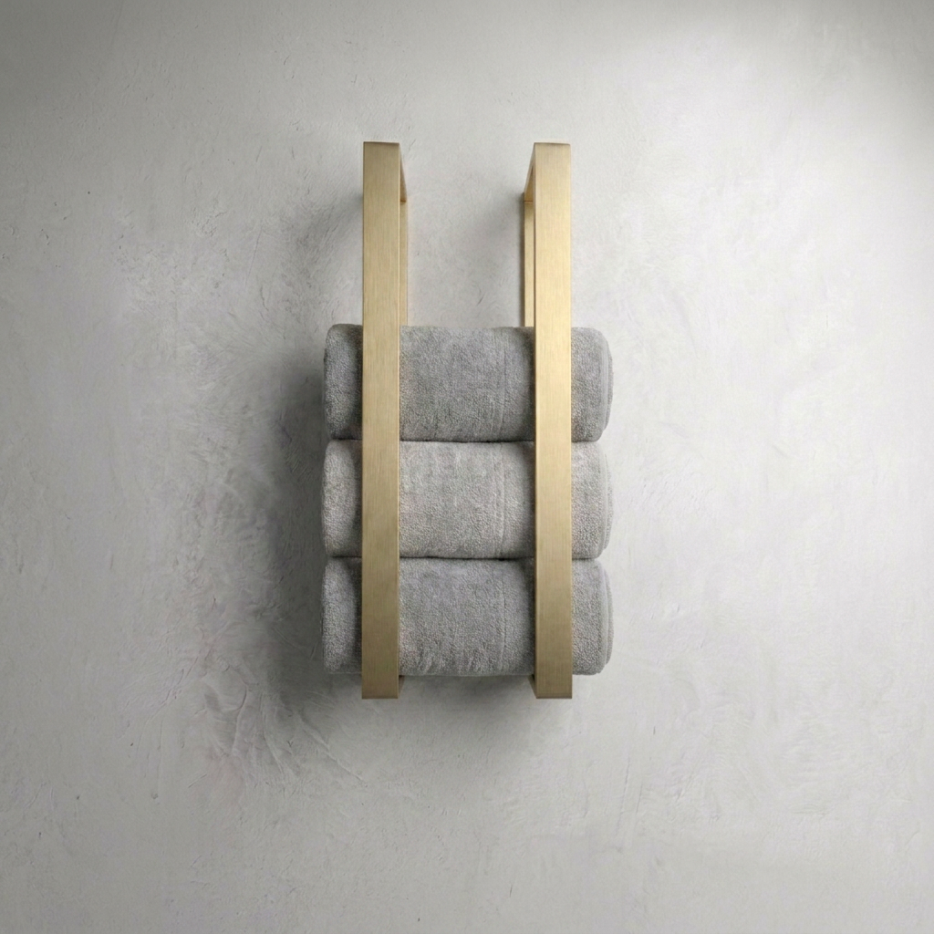 Brushed Gold Towel Holder