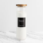 Glass Storage Jar With Acacia Lid For Laundry - Namie Home