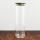 Glass Storage Jar With Acacia Lid - Namie Home