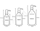 Labelled Amber Glass Dispenser - Namie Home