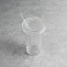 Glass Coffee Cup With Straw - Namie Home