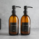 Hand Soap & Dish Soap Amber Glass Set - Namie Home