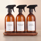 AG W spray set of 3 with Acacia tray