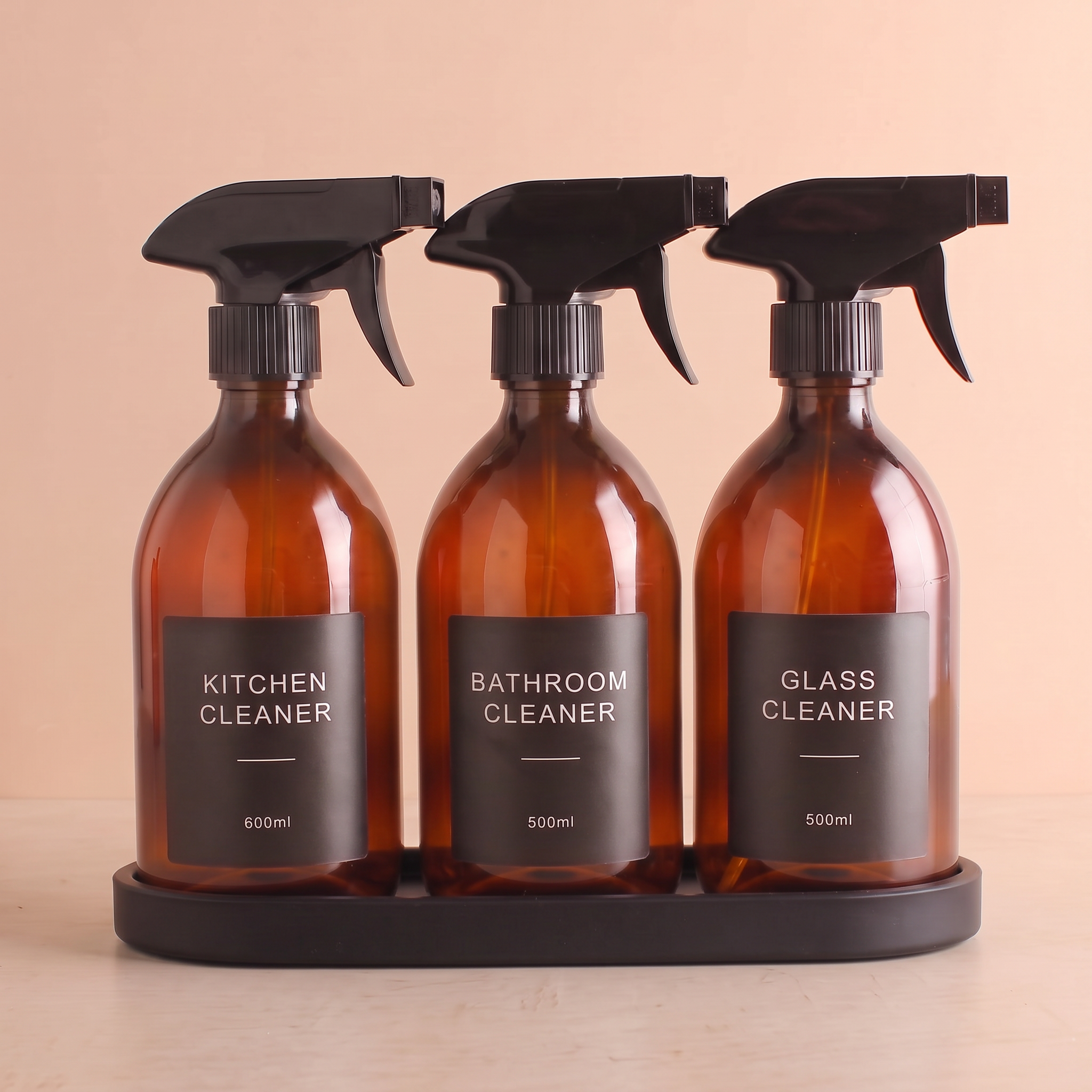 AP B spray set of 3 with Black Stone tray