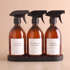 AP W spray set of 3 with Black Stone tray