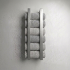 Brushed Silver Towel Holder