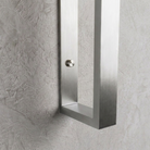 Brushed Silver Towel Holder