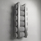 Brushed Silver Towel Holder