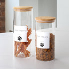 Pet Treat Jar With Bamboo Lid - Namie Home