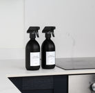 Labelled Matte Black Glass Spray Bottle - Namie Home