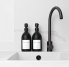 Hand Soap & Hand Cream Matte Black Glass Set - Namie Home