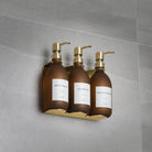Gold Wall-Mounted Bathroom Dispenser Bundle