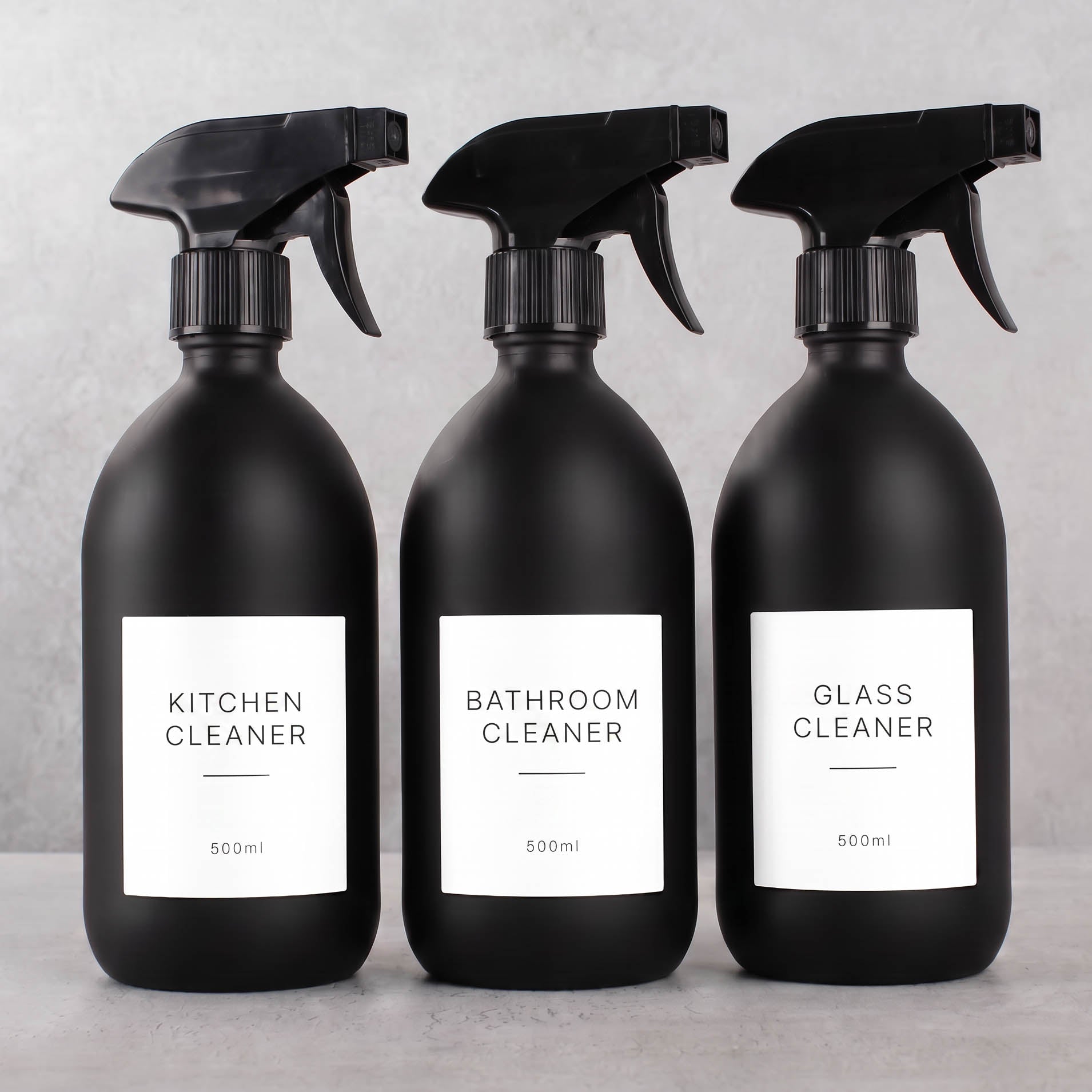 FB White spray bottle set of 3