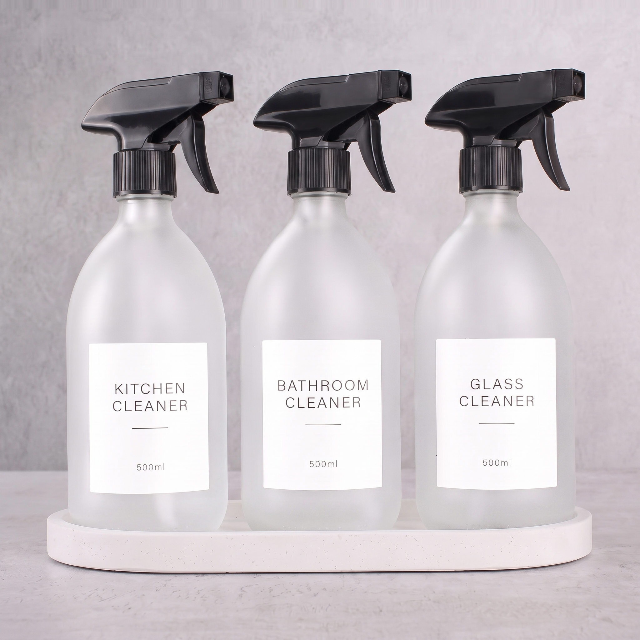 FC W spray set of 3 with White Stone tray