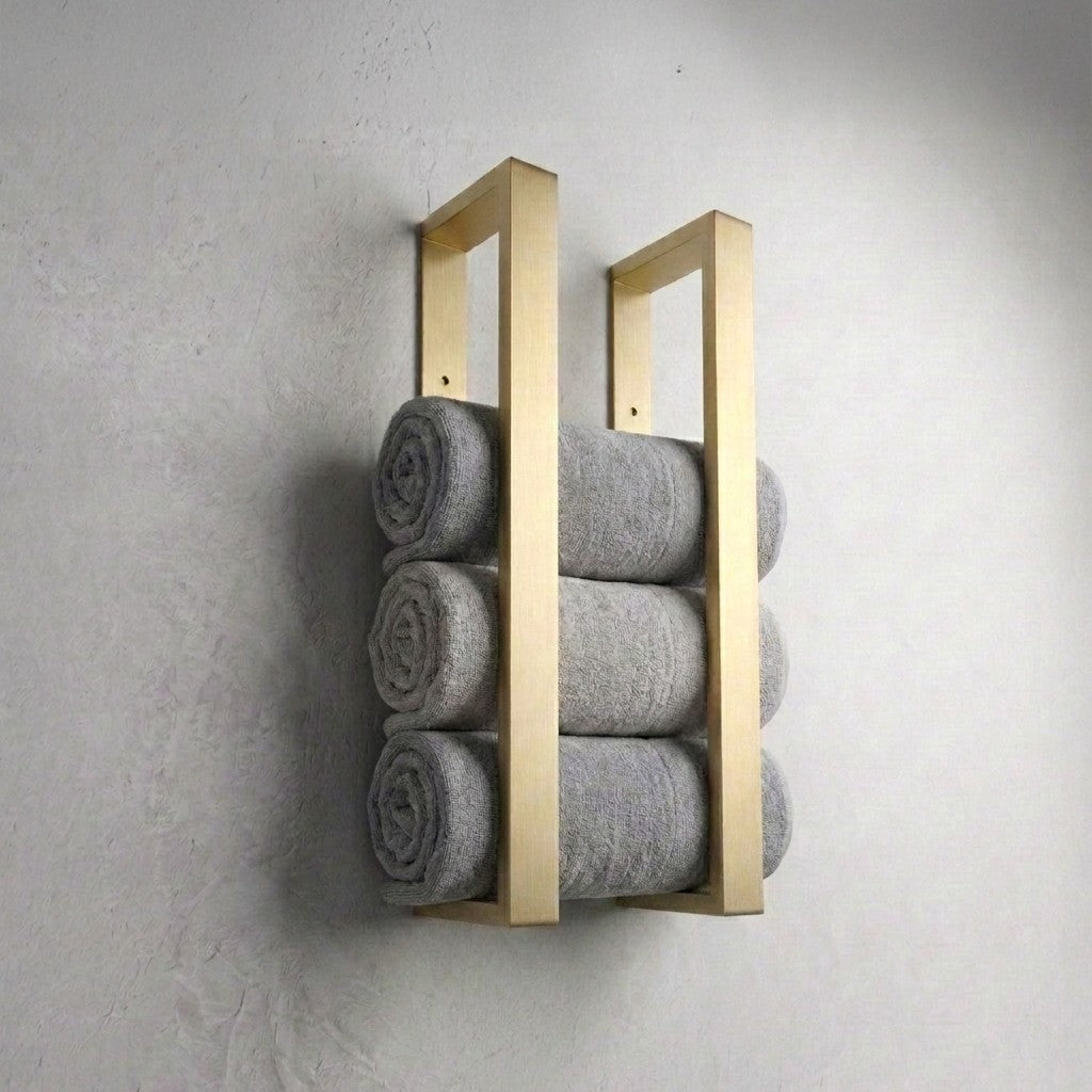 Brushed Gold Towel Holder