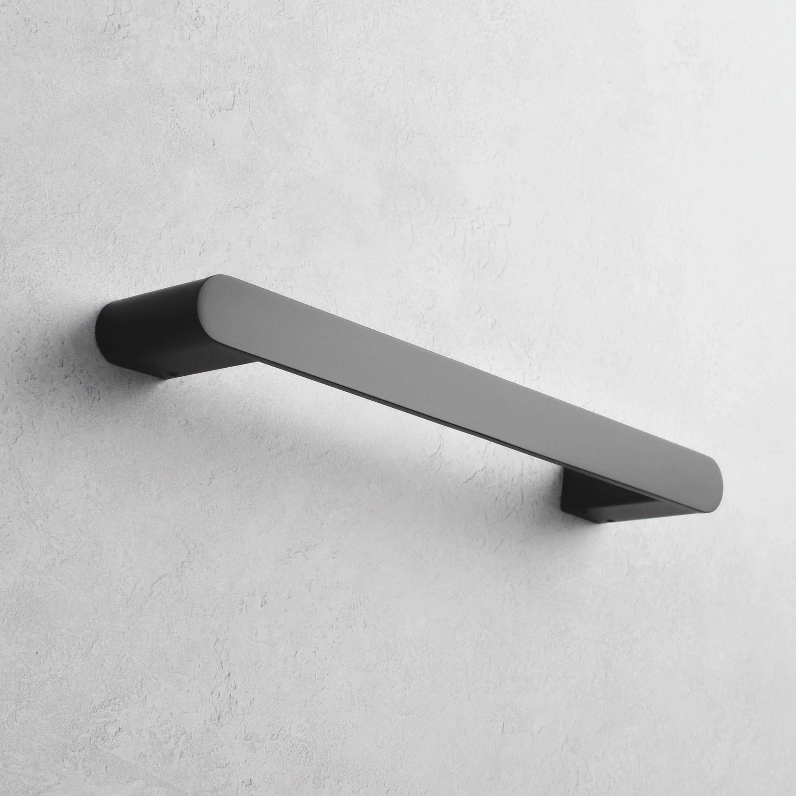 Matte Black Small Towel Bar - Namie Home