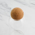 Glass Storage Jar With Cork Ball Lid For Laundry - Namie Home