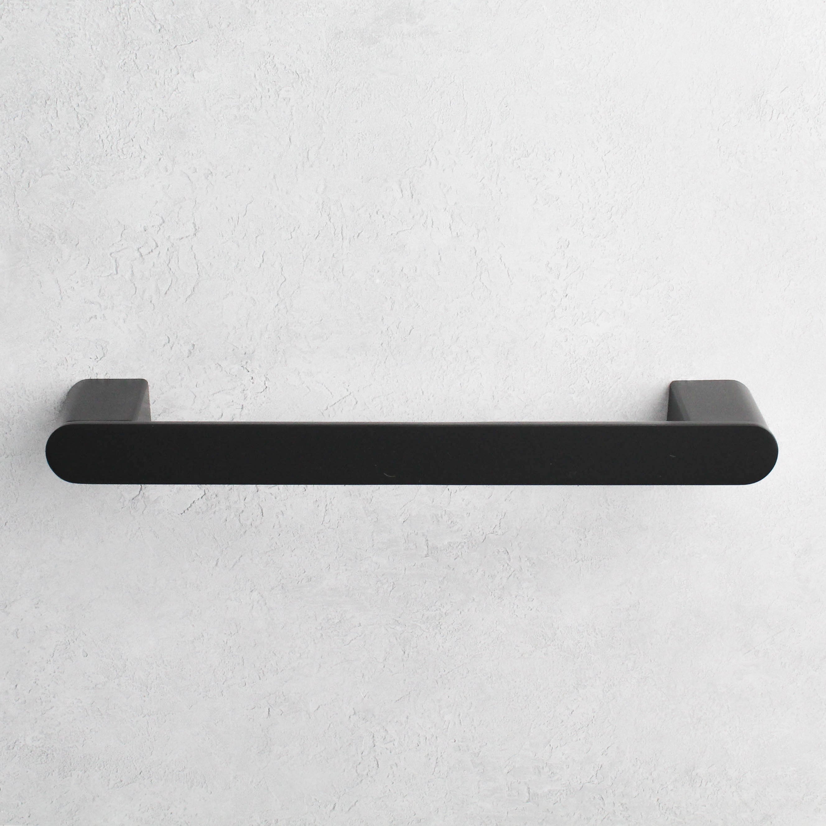 Matte Black Small Towel Bar - Namie Home