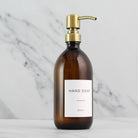 Hand Soap & Dish Soap Amber Glass Set - Namie Home