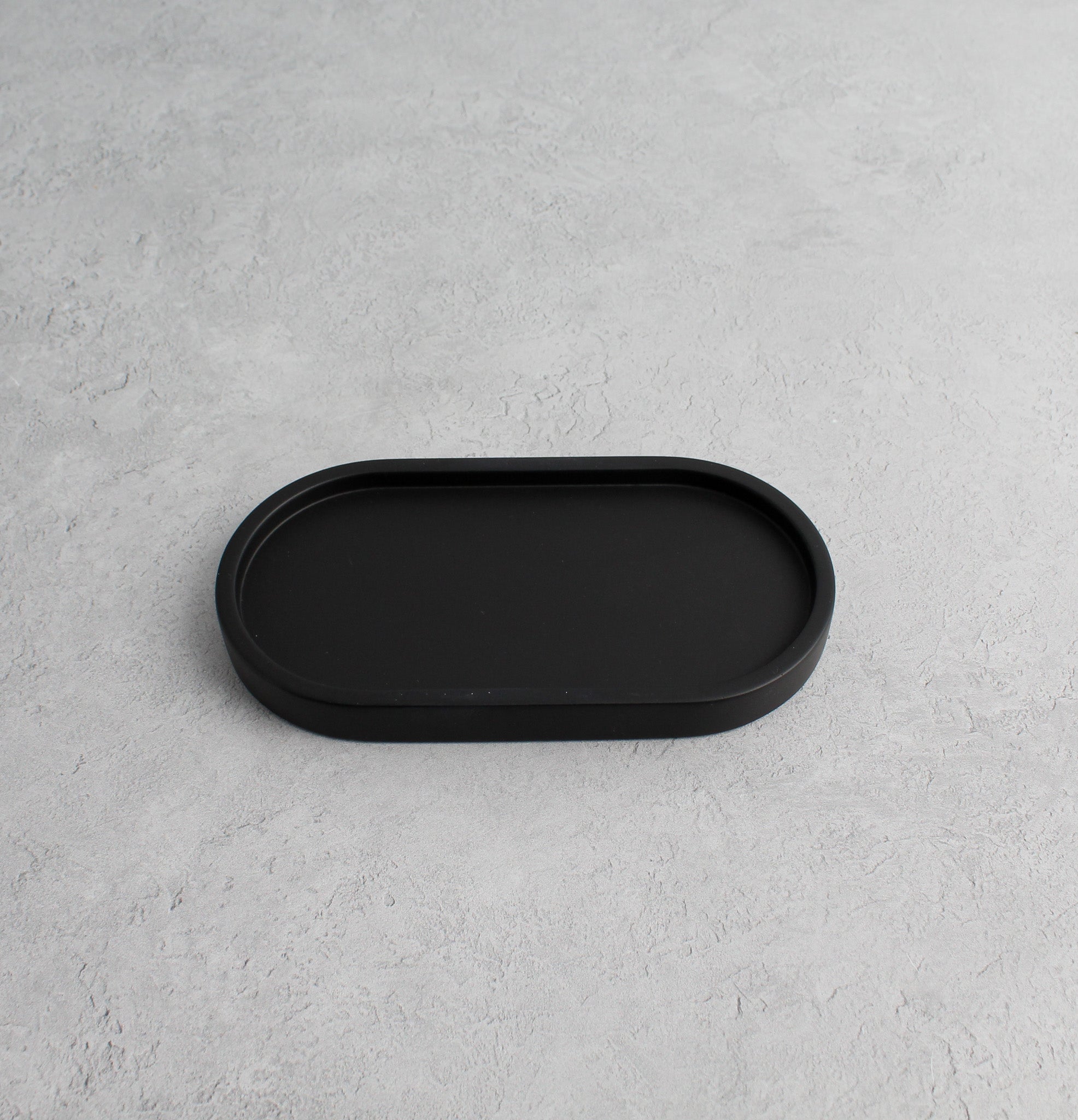 Black Tray & Matte Black Dispenser Double Set - Namie Home