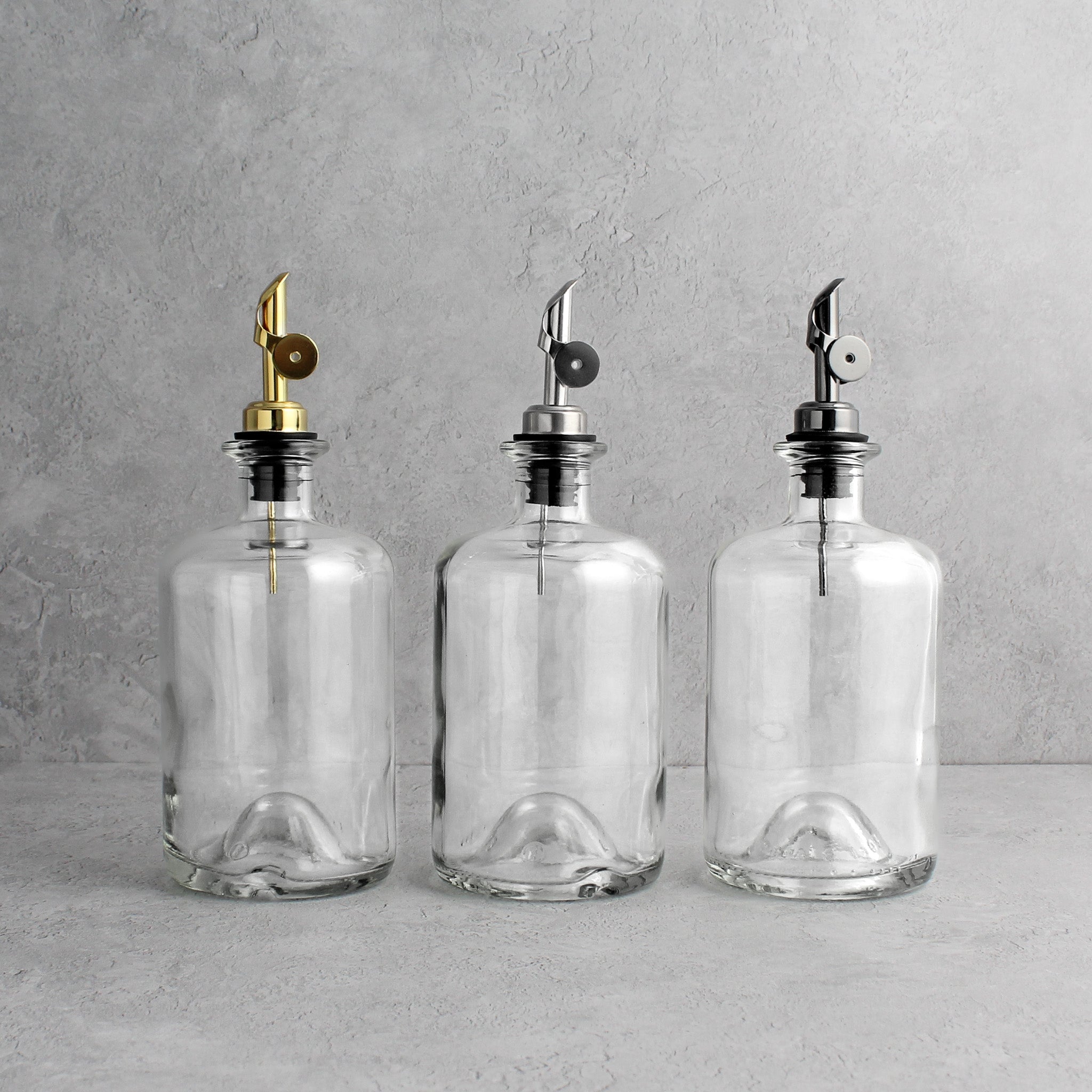 Clear Glass Oil Bottle - Namie Home