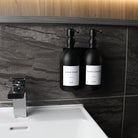 Black Wall Bracket & Matte Black Dispenser Set - Namie Home