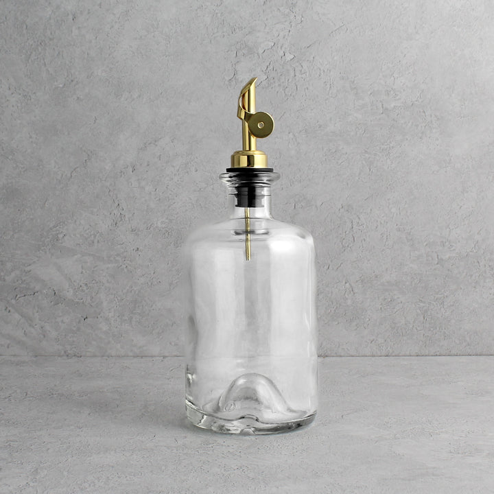 Clear Glass Oil Bottle