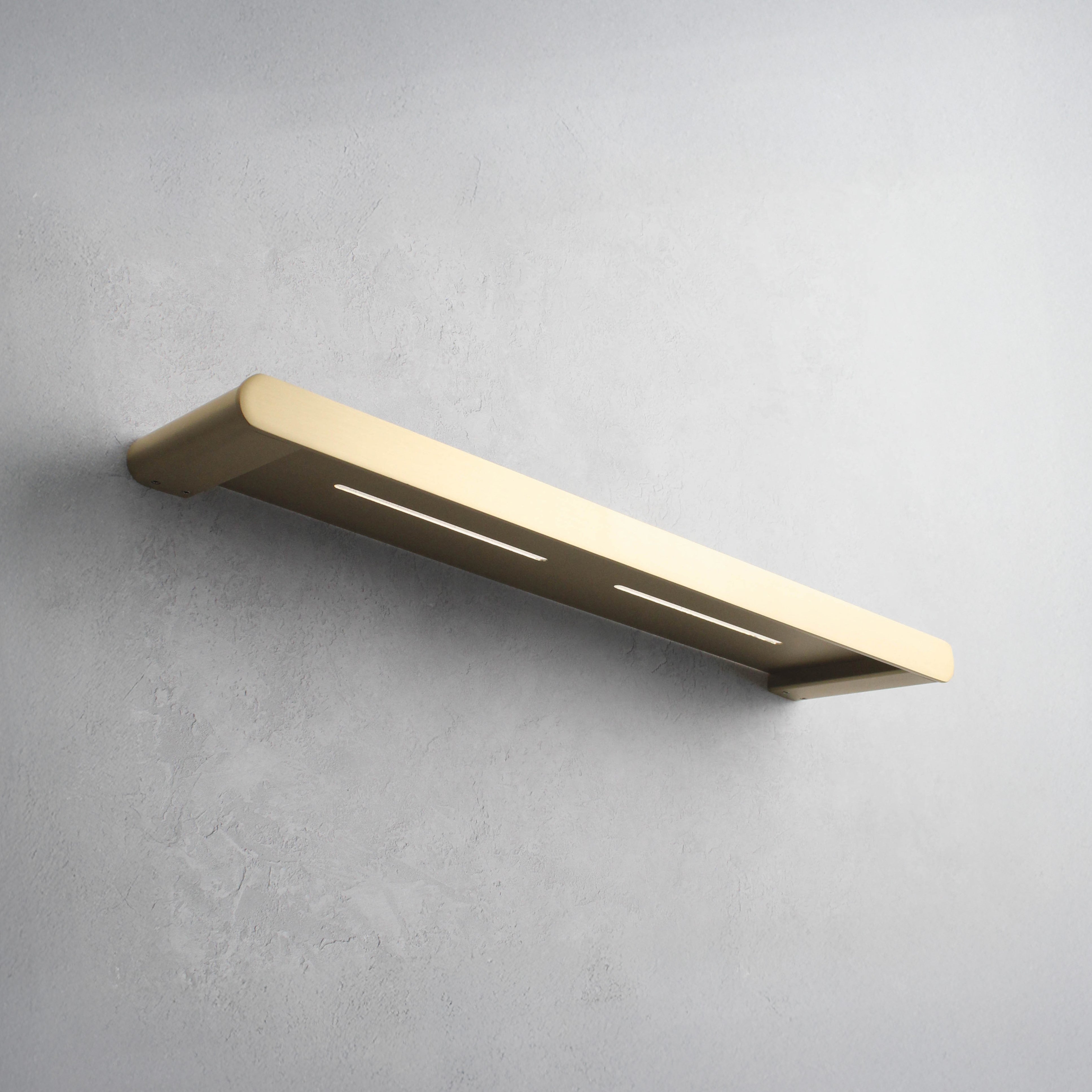 Brushed Gold Shower Shelf - Namie Home