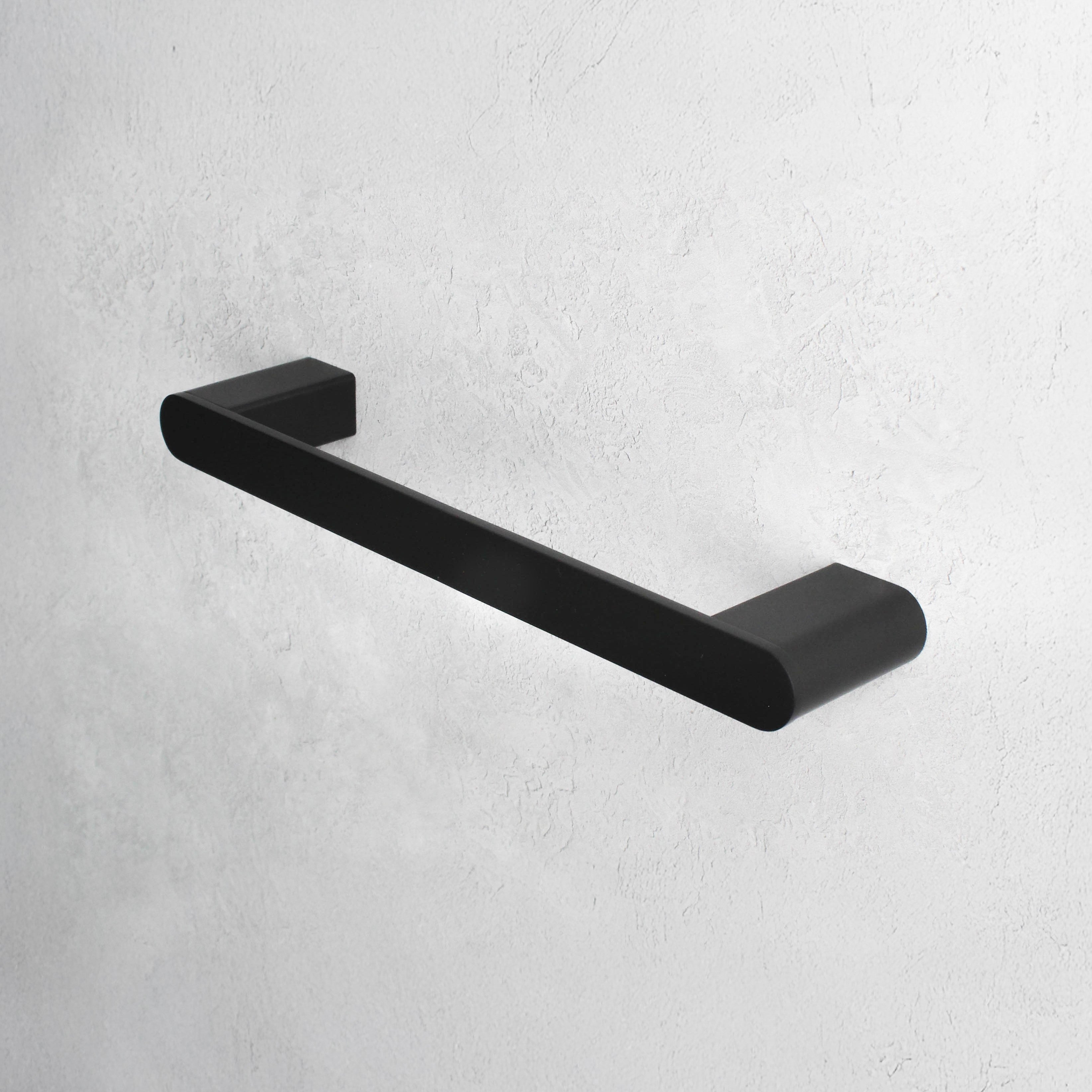 Matte Black Small Towel Bar - Namie Home