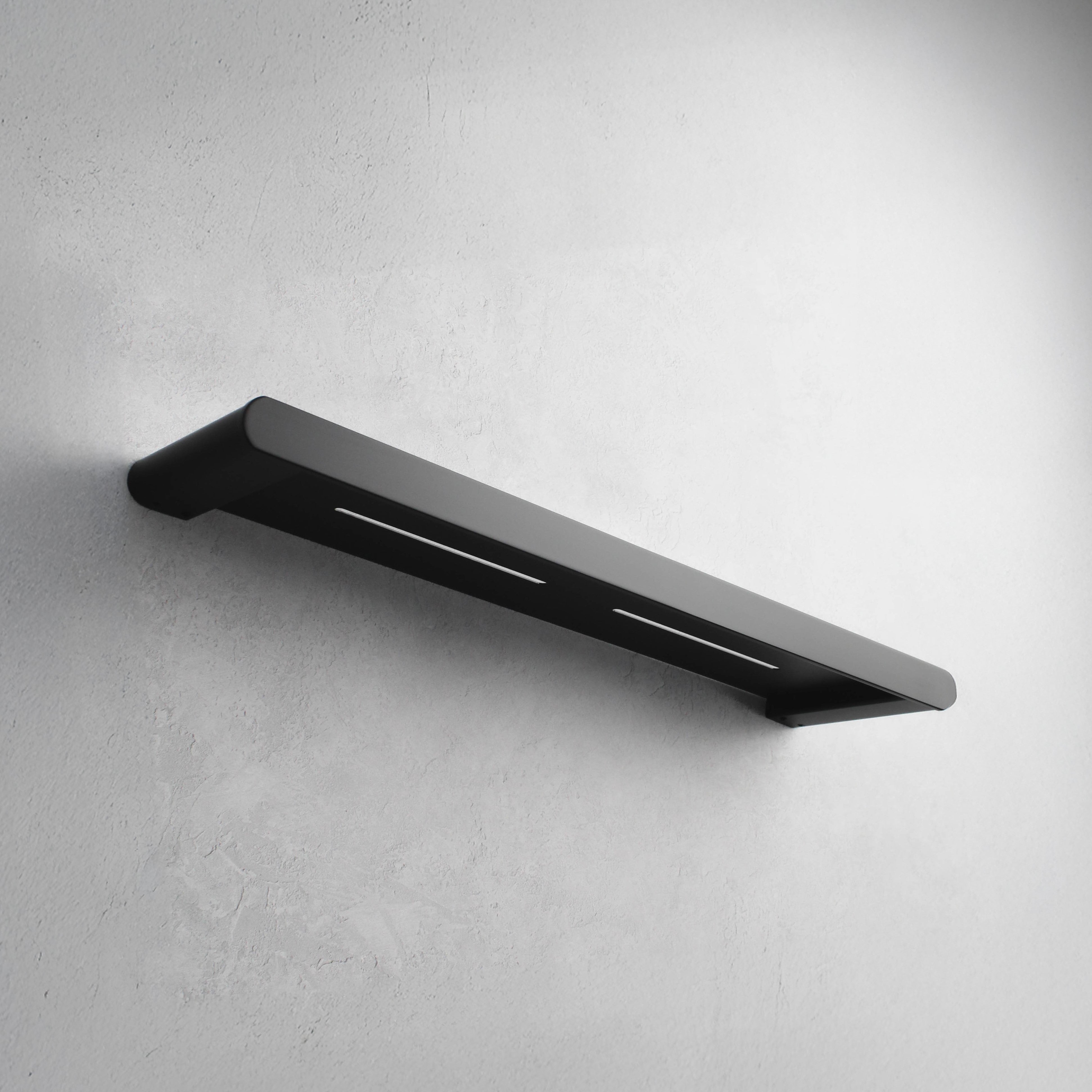 Matte Black Shower Shelf - Namie Home