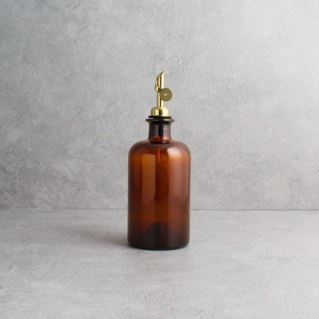 Amber Glass Oil Bottle