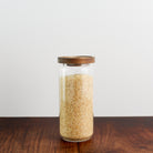 Glass Storage Jar With Acacia Lid - Namie Home