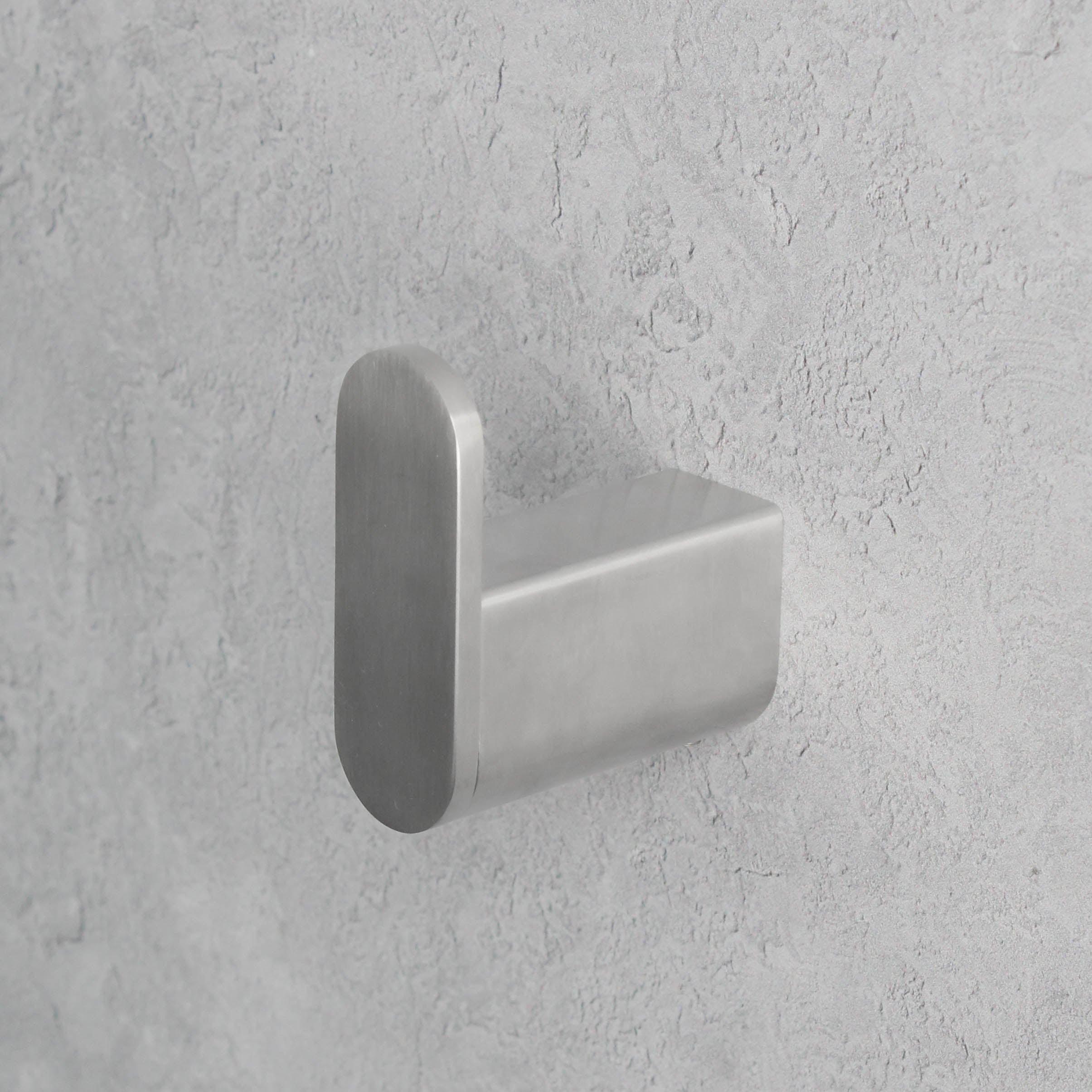 Brushed Silver Robe Hook - Namie Home