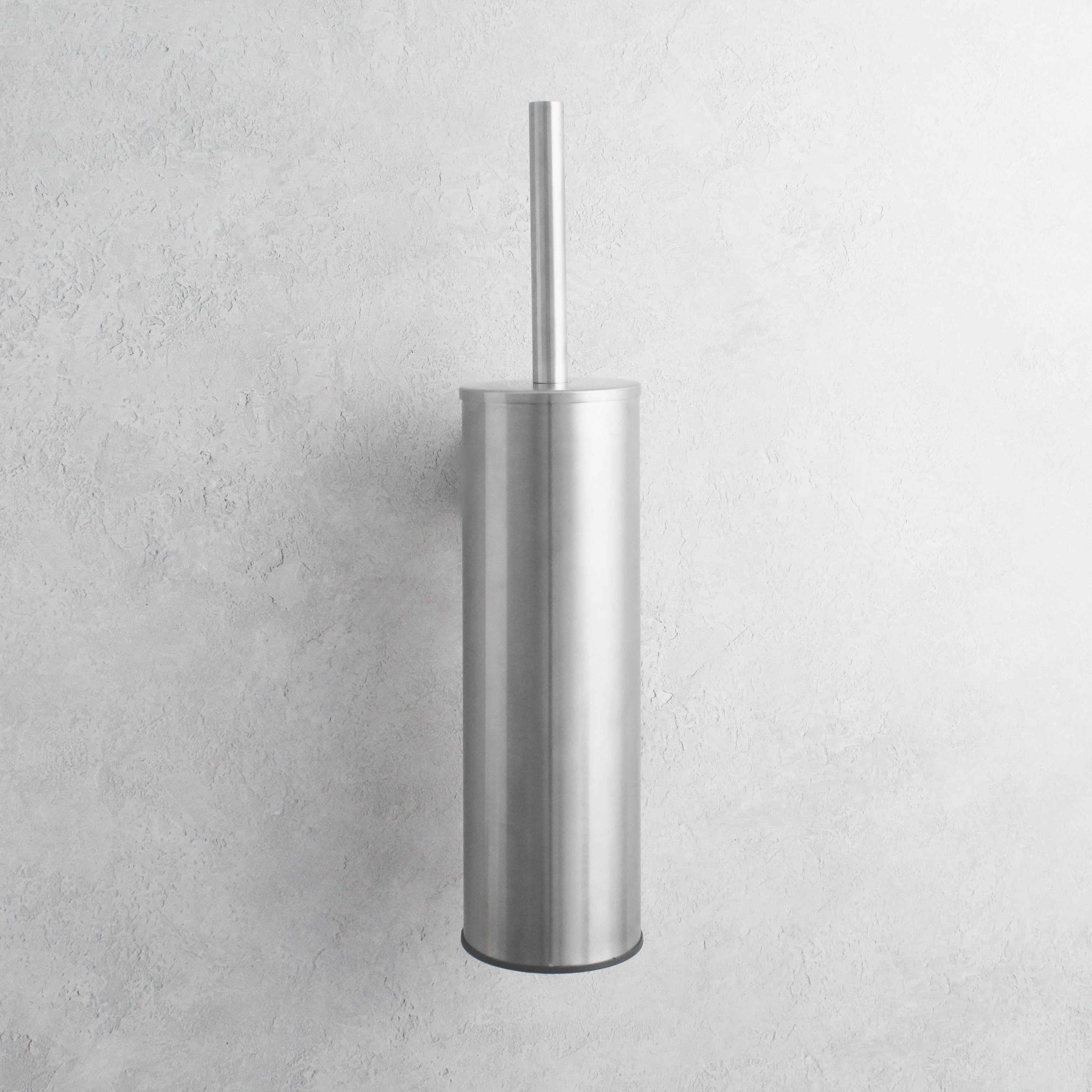 Brushed Silver Toilet Brush & Holder - Namie Home