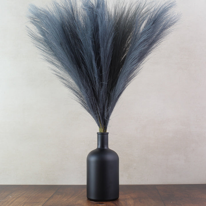 60cm Pampas & Glass Vase