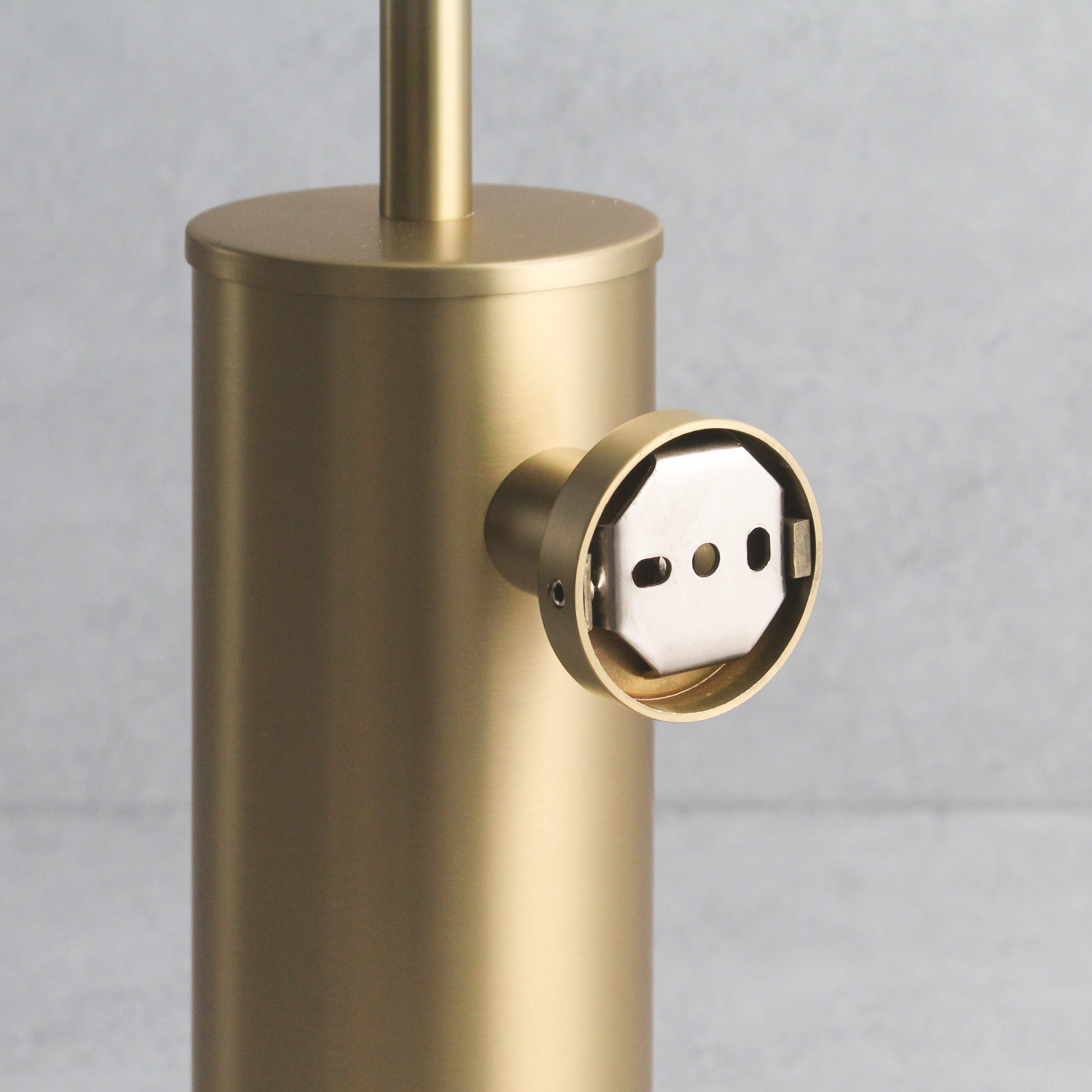 Brushed Gold Toilet Brush & Holder - Namie Home