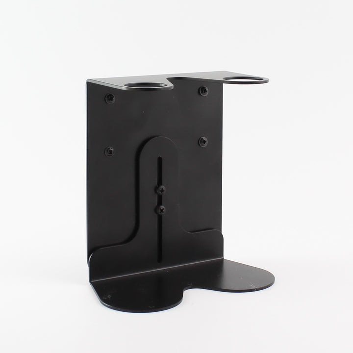 Black Wall Bracket & Matte Black Dispenser Set