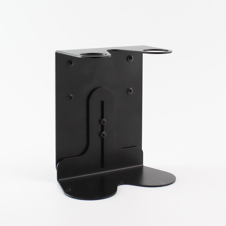Black Wall Bracket & Amber Glass Dispenser Set