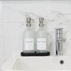 Hand Soap & Hand Cream Frosted White Glass Set - Namie Home