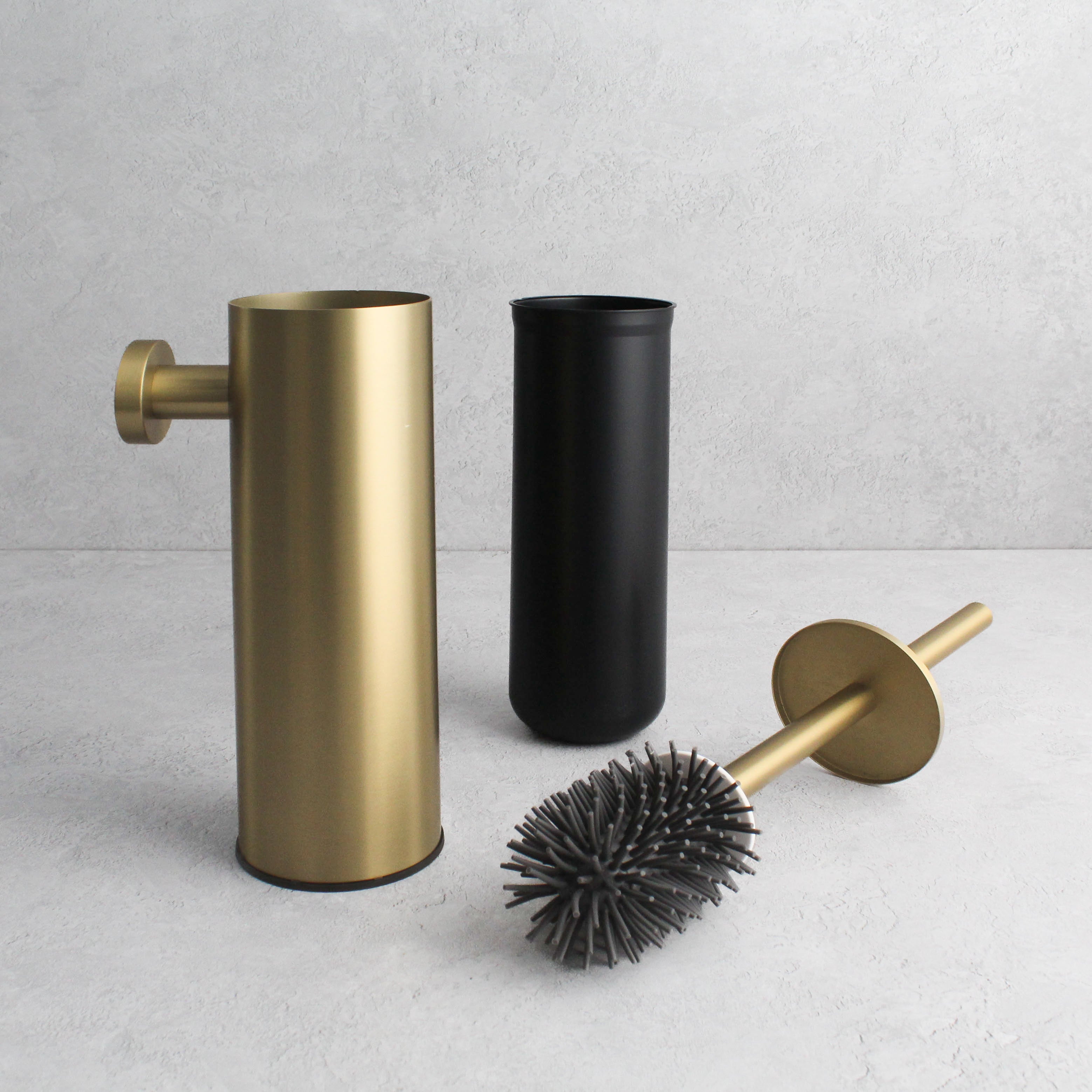 Brushed Gold Toilet Brush & Holder - Namie Home