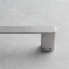 Brushed Silver Large Towel Bar - Namie Home