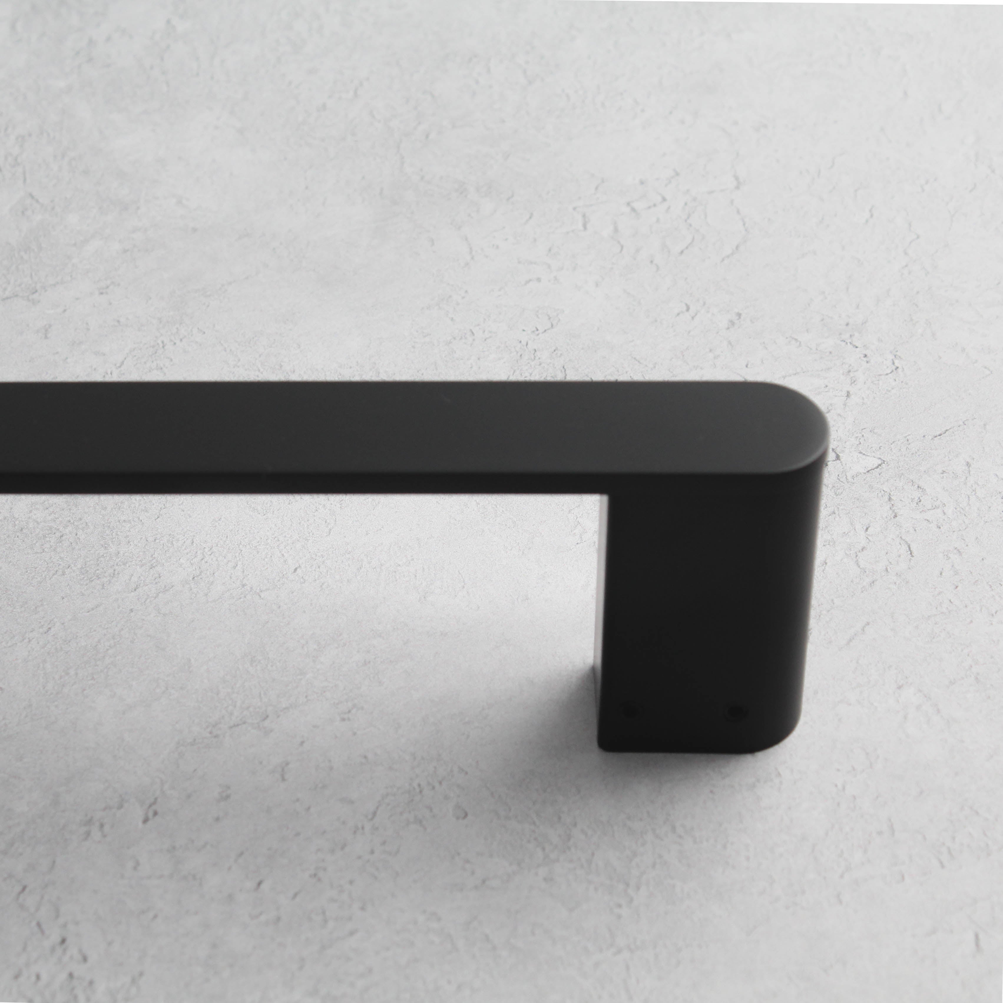 Matte Black Small Towel Bar - Namie Home