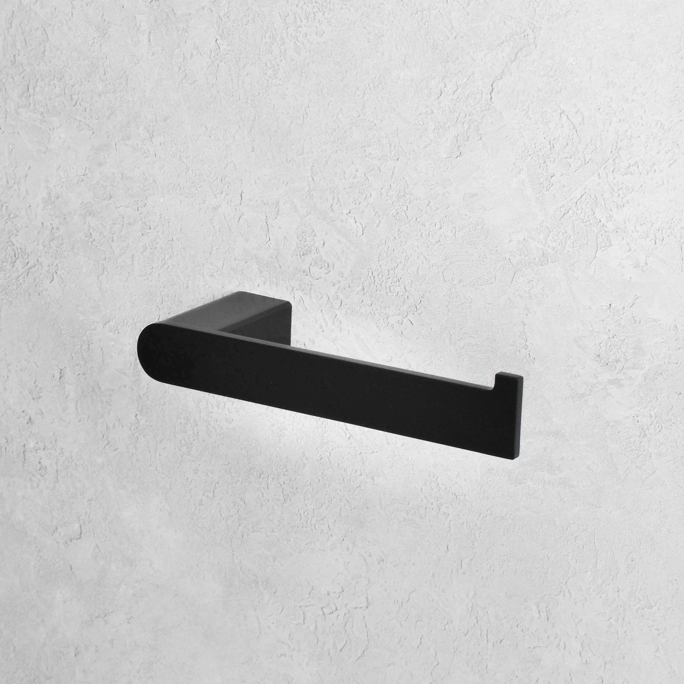 Matte Black Toilet Roll Holder - Namie Home